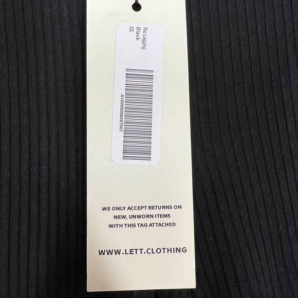 NWT NEW Ribbed Stirrup LETT Rio Leggings XS - Picture 9 of 11
